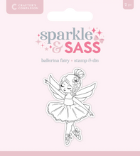 Load image into Gallery viewer, Ballerina Fairy Stamp &amp; Die Set CC-STD-BAFA
