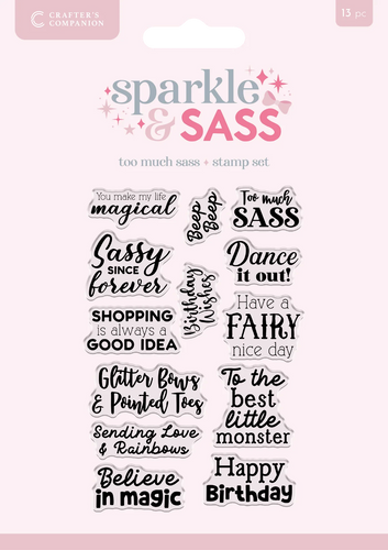 Too Much Sass Sentiments Stamp Set CC-CA-ST-TMSS