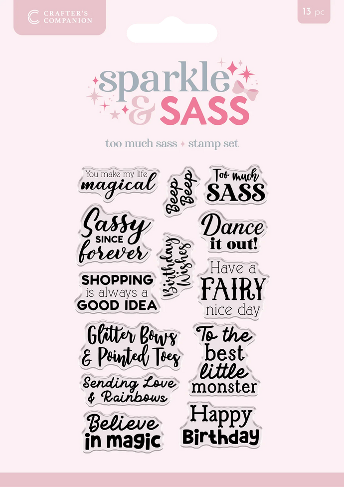 Too Much Sass Sentiments Stamp Set CC-CA-ST-TMSS