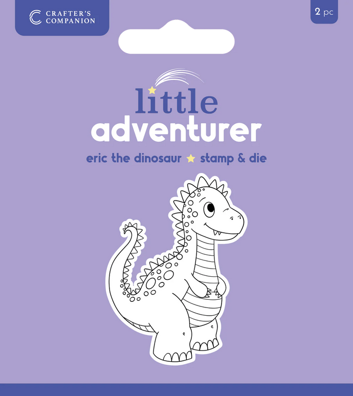 Eric the Dinosaur Stamp & Die Set CC-STD-ERDI
