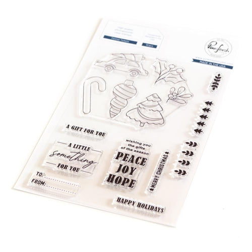 Festive Tickets Clear Stamp Set 210423 Pinkfresh