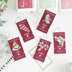 Festive Tickets Layering Stencil Set 210623 Pinkfresh