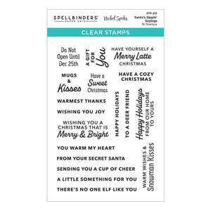 Santa’s Sippin’ Sayings STP-212 Spellbinders