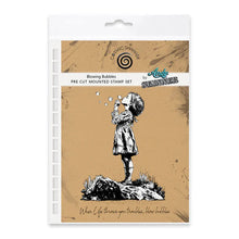 Load image into Gallery viewer, Blowing Bubbles Pre Cut Mounted Stamp by Andy Skinner Cosmic Shimmer