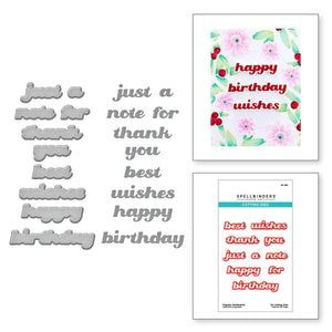 Popular Sentiments Cutting Dies S3-492 Spellbinders