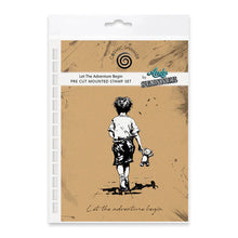 Load image into Gallery viewer, Let The Adventure Begin Pre Cut Mounted Stamp Set Andy Skinner Cosmic Shimmer 07-0073-AS