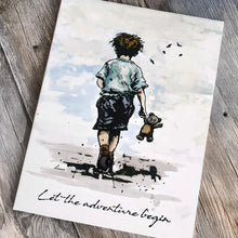 Load image into Gallery viewer, Let The Adventure Begin Pre Cut Mounted Stamp Set Andy Skinner Cosmic Shimmer 07-0073-AS