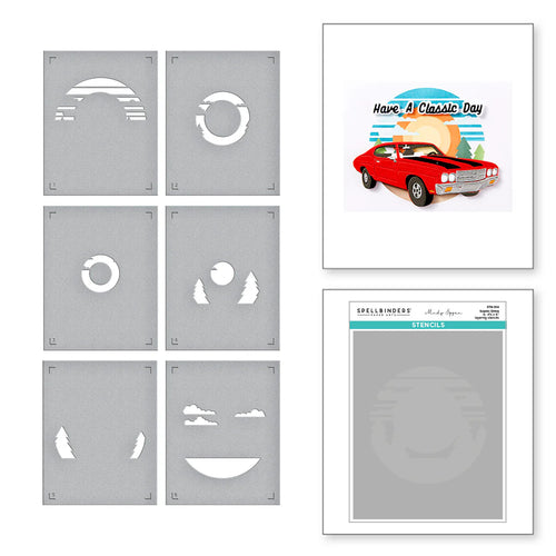 Scenic Drive Stencil Spellbinders STN-104