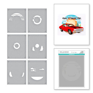 Scenic Drive Stencil Spellbinders STN-104