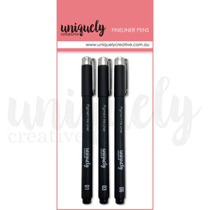 Fineliner Pens 3 pack Uniquely Creative UCE1945
