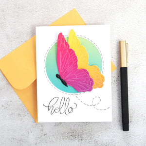 Varying Butterfly Wings Fancy Dies Hero Arts DF230