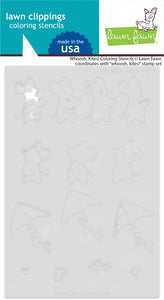Lawn Fawn Whoosh, Kites! Colouring Stencils LF3544