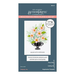 Uniquely You BetterPress Plates & Die Set Spellbinders BPS-011