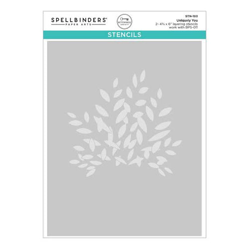 Uniquely You Layering Stencils Spellbinders STN-103