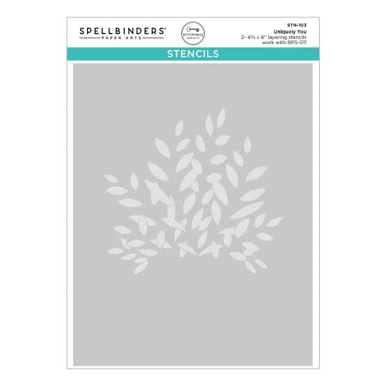 Uniquely You Layering Stencils Spellbinders STN-103