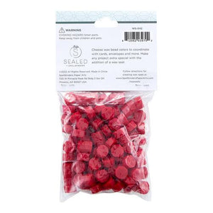 Red Wax Beads Spellbinders WS-042