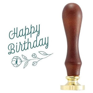 Happy Birthday Wax Seal Stamp Spellbinders WS-016