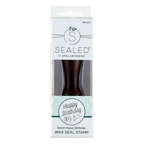 Happy Birthday Wax Seal Stamp Spellbinders WS-016