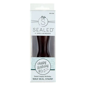 Happy Birthday Wax Seal Stamp Spellbinders WS-016