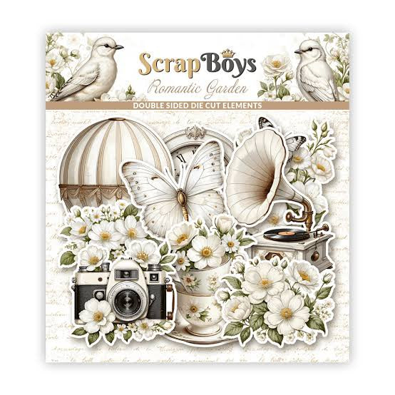 Romantic Garden Die Cut Elements SB-ROGA-12 Scrapboys