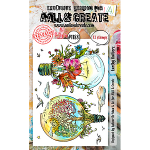 Earthy Bulbers 4x6” Clear Stamp Set #1188 AALL and Create