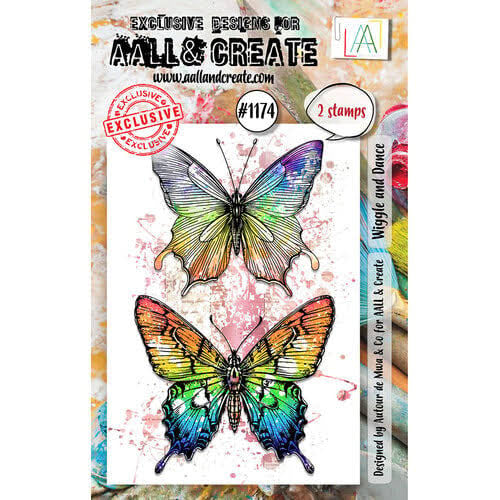 Wiggle and Dance 3x4” Clear Stamp #1174 AALL and Create