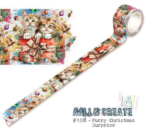 Purry Christmas Surprise #108 Layer it Up! Aall and Create