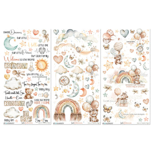 Little Dreamers Blendable Rub On Transfers 49 & Market JLD-31805