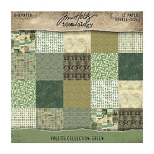 Load image into Gallery viewer, Green 8x8” Palette Collection Tim Holtz TH94474