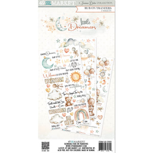 Little Dreamers Blendable Rub On Transfers 49 & Market JLD-31805