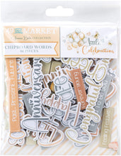 Load image into Gallery viewer, Little Celebrations Chipboard Words 49 &amp; Market JLC-31980