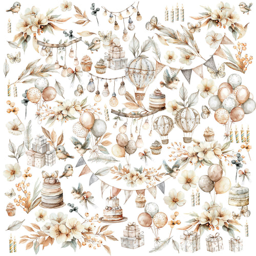 Little Celebrations Laser Cut Elements 49 & Market JLC-31973