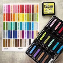 Load image into Gallery viewer, Large Distress Ink Pad Label Sheet Ranger TDA90359