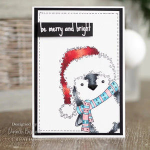 Penguin Festive Fuzzies Clear Stamp JGS785 woodware