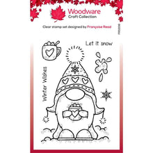Load image into Gallery viewer, Winter Gnomes Clear Stamp FRS938 Woodware
