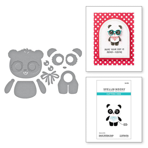 Dancin’ Birthday Panda Cutting Dies S2-378 Spellbinders