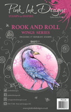 Load image into Gallery viewer, Rook and Roll Clear Stamp Set Pink Ink PI226