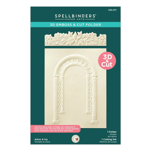Arbor & Ivy 3D Emboss and Cut Folder Spellbinders E3D-077