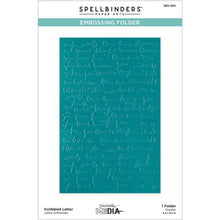 Load image into Gallery viewer, Scribbled Letters 2D Embossing Folder Dina Wakley SES-065