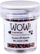 Load image into Gallery viewer, Queen of Hearts Wow Embossing Powder WL33UH(OM)