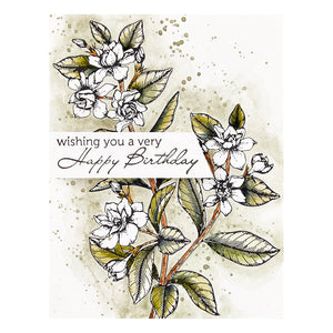 Thanks So Much Floral  BetterPress Spellbinders BP-120