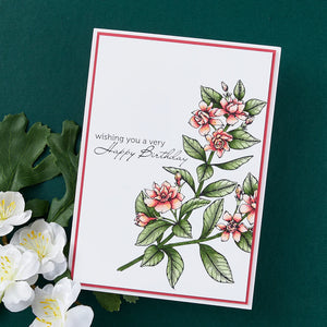 Thanks So Much Floral  BetterPress Spellbinders BP-120