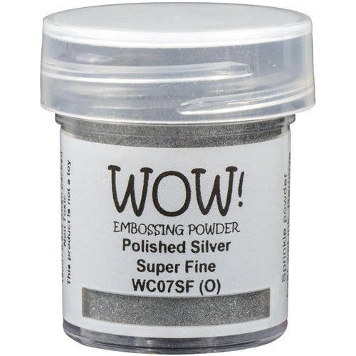 Polished Silver Super Fine Wow Embossing Powder WC07SF(O)