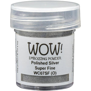 Polished Silver Super Fine Wow Embossing Powder WC07SF(O)