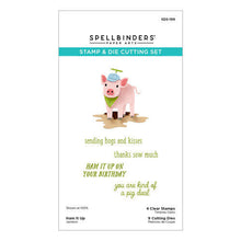 Load image into Gallery viewer, Ham It Up Stamp &amp; Die Set Spellbinders SDS-199