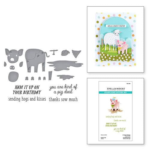 Ham It Up Stamp & Die Set Spellbinders SDS-199