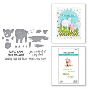 Ham It Up Stamp & Die Set Spellbinders SDS-199