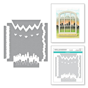 Background Scapes Stencil Spellbinders Tina Smith STN-083