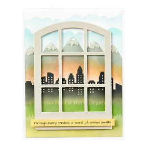 Background Scapes Stencil Spellbinders Tina Smith STN-083