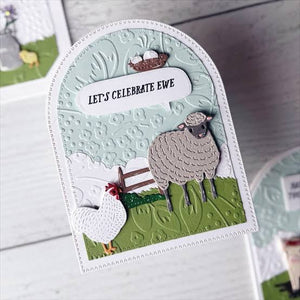 Counting Sheep Stamp & Die Cutting Set Spellbinders SDS-200